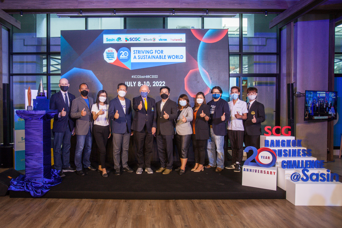 ศศินทร์ และ เอสซีจี เคมิคอลส์ (SCGC) เปิดเวที “SCG Bangkok Business Challenge @ Sasin 2022 – Global Competition” การแข่งขันแผนธุรกิจ Startup ระดับโลก ระหว่างวันที่ 8 – 10 กรกฎาคมนี้ ที่ศศินทร์