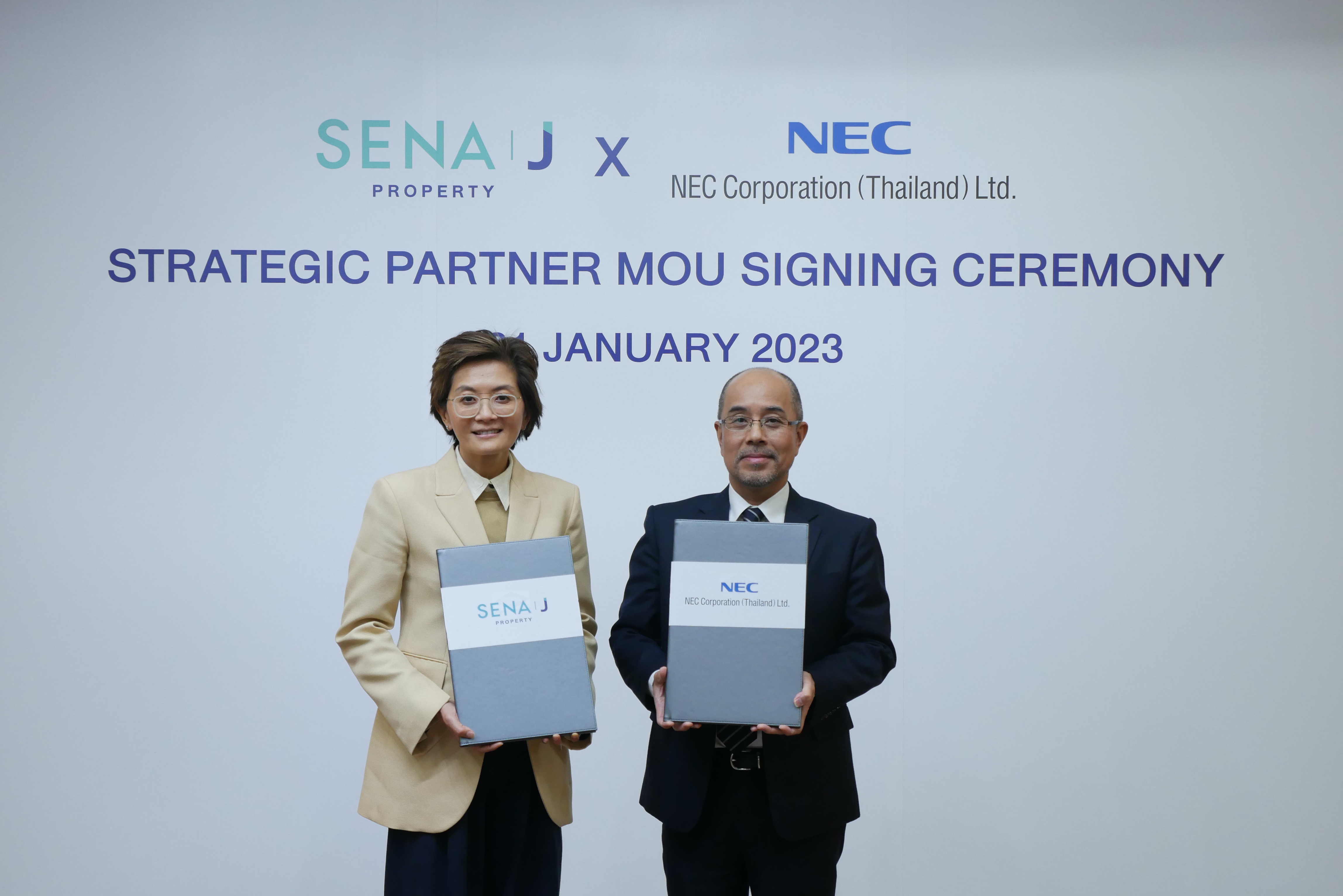 SENAJ จับมือคีย์พาร์ทเนอร์ NEC Thailand ระดับบิ๊กด้านไอที พลิกโฉมแพลตฟอร์มใหม่ “Smart Living Community”