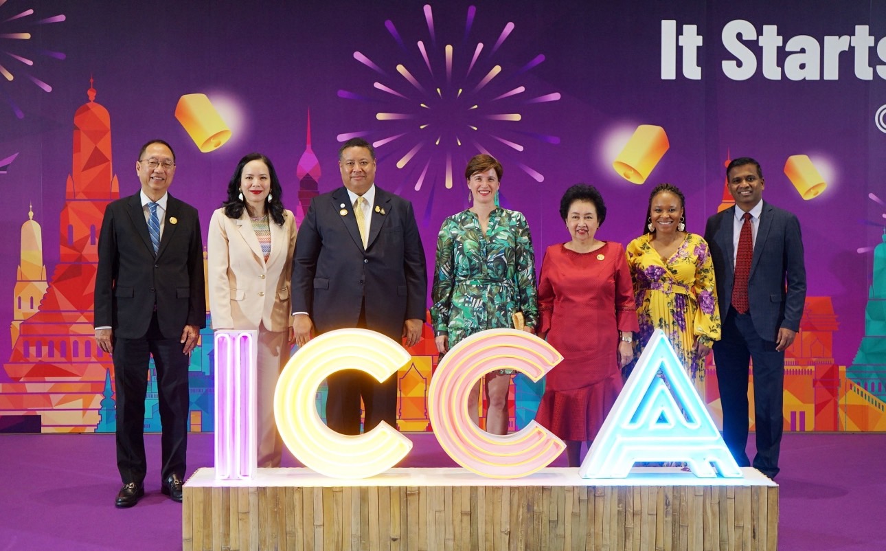 สำนักงานส่งเสริมการจัดประชุมและนิทรรศการ (องค์การมหาชน) www.tceb.or.th ทีเส็บจัดงาน Gala Dinner ต้อนรับผู้เข้าร่วมประชุม ICCA Congress 2023
