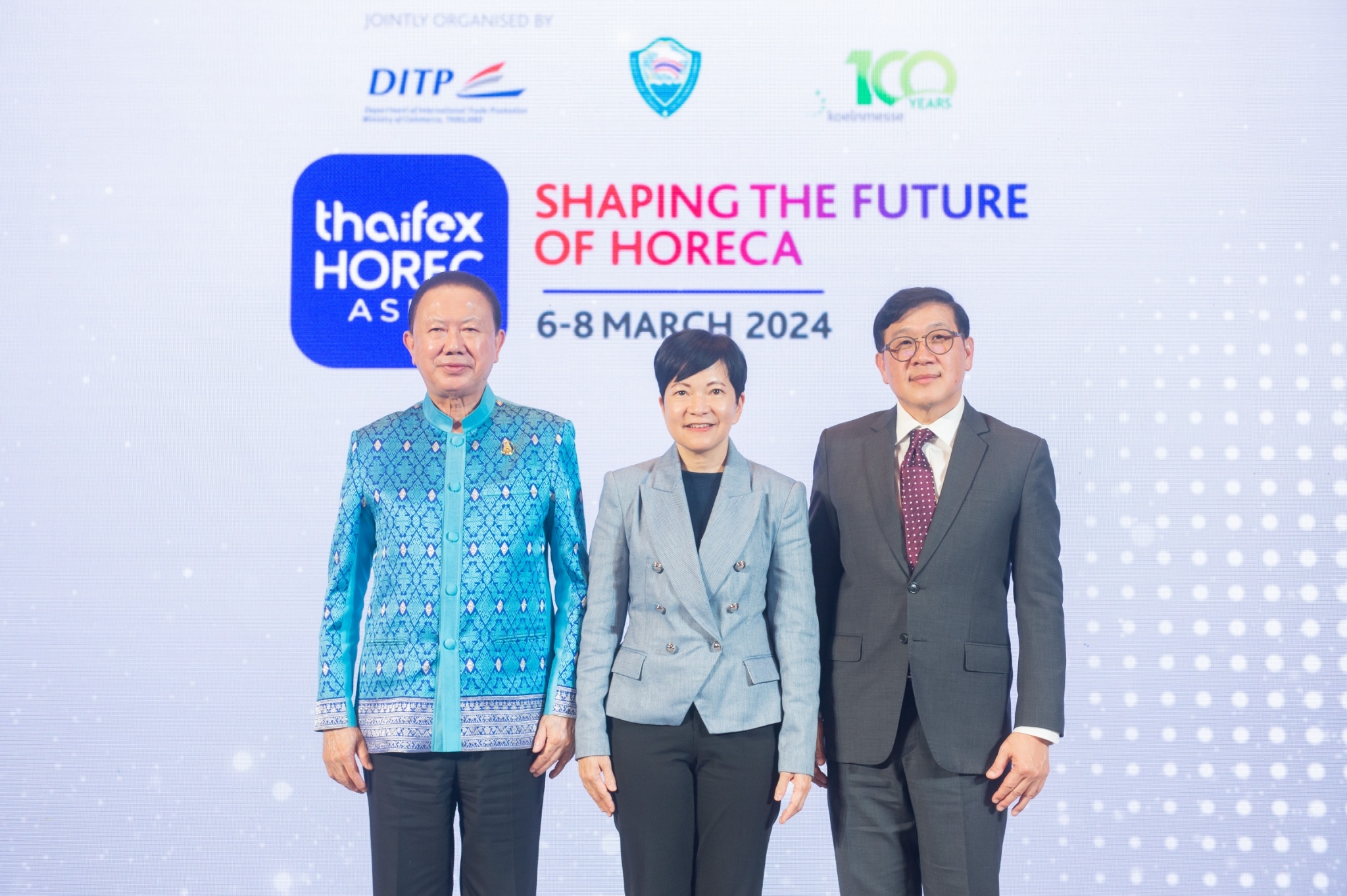 พาณิชย์ DITP ผนึกกำลัง TCC และ KM จัดงานแสดงสินค้า THAIFEX – HOREC ASIA 2024 เจาะตลาดสินค้ากลุ่มธุรกิจโรงแรม ร้านอาหาร และการจัดเลี้ยงดันไทยเป็นศูนย์กลาง HoReCa แห่งเอเชีย