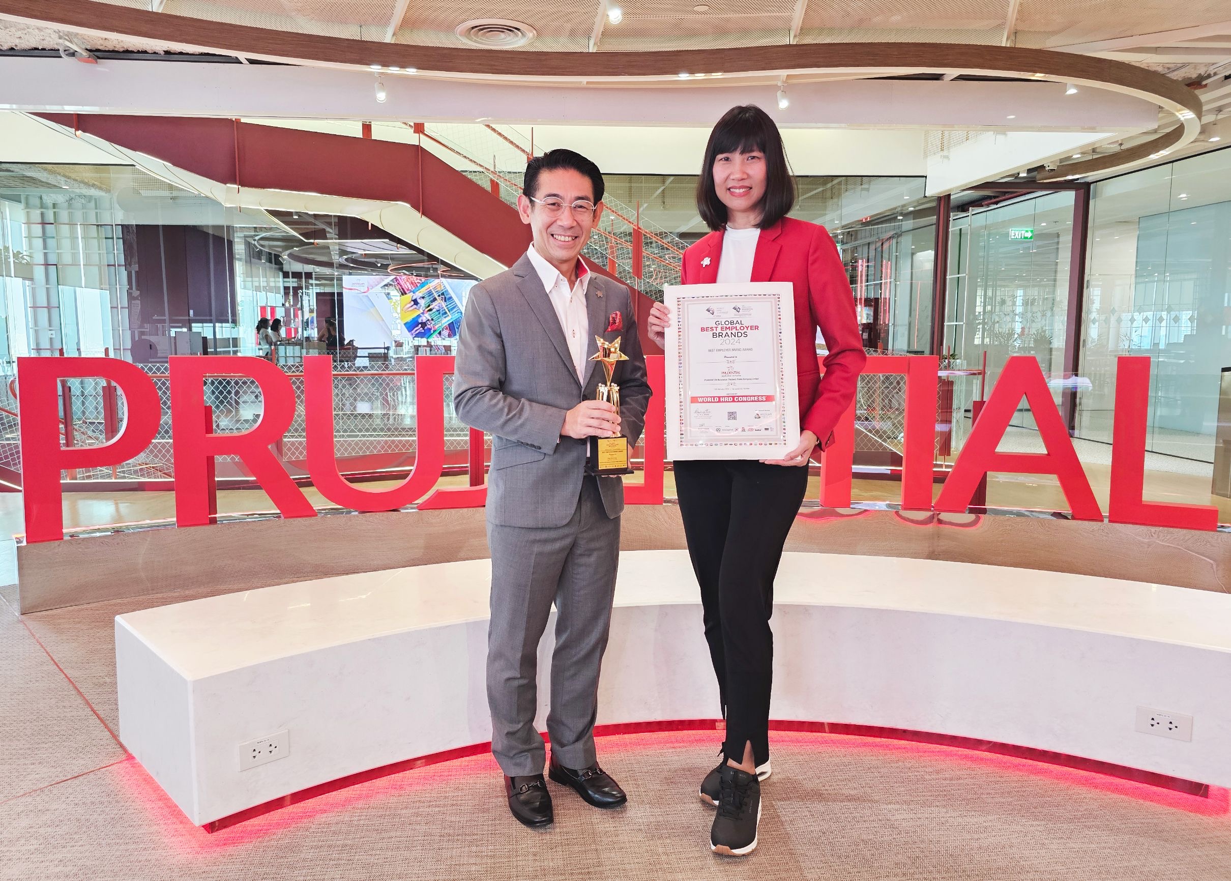 พรูเด็นเชียล ประเทศไทย คว้ารางวัลสุดยอดนายจ้างระดับโลก“Global Best Employer Brand Awards 2024
