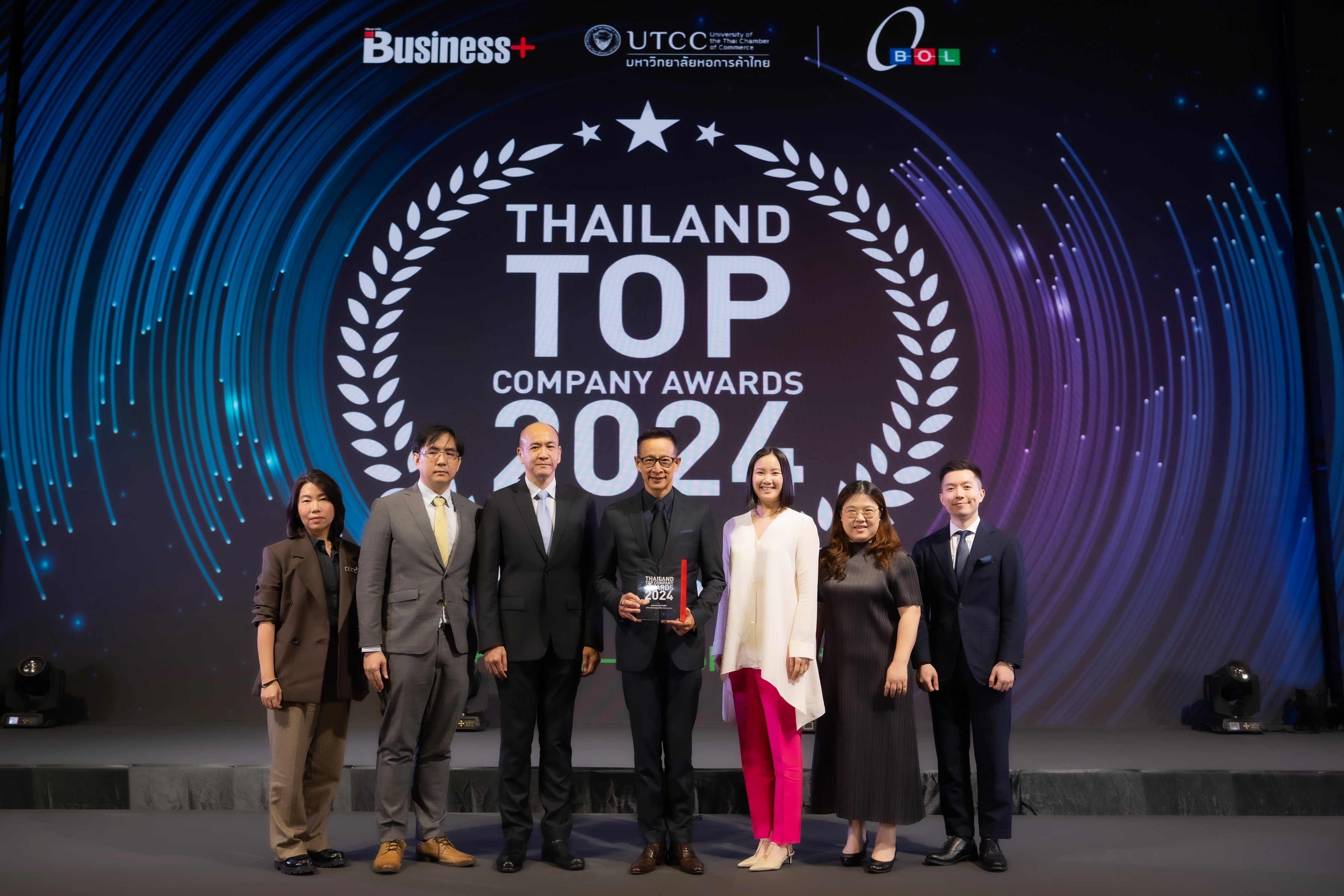 เมืองไทยประกันชีวิต รับรางวัลสุดยอดองค์กรธุรกิจไทย “THAILAND TOP COMPANY AWARDS 2024” ต่อเนื่องปีที่ 6