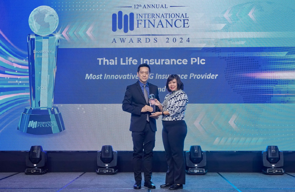 ไทยประกันชีวิต คว้ารางวัล “Most Innovative ESG Insurance Provider 2024”