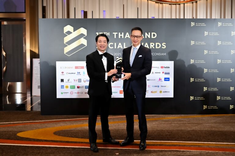 เมืองไทยประกันชีวิต คว้ารางวัล Best Brand Performance on Social Media สาขา Insurance & Assuranceจากเวที Thailand Social Awards ครั้งที่ 13